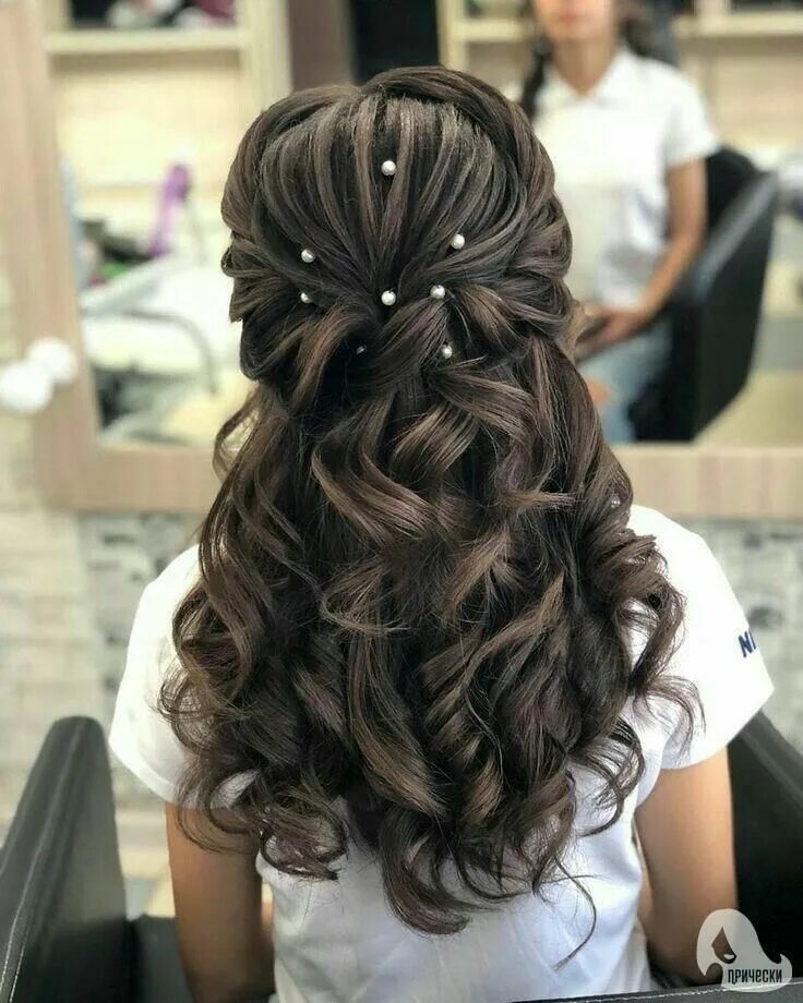 Прически на длинные волосы 6 причесок Pin on свадьба Formal hairstyles for long hair, Prom hairstyles for long hair, F