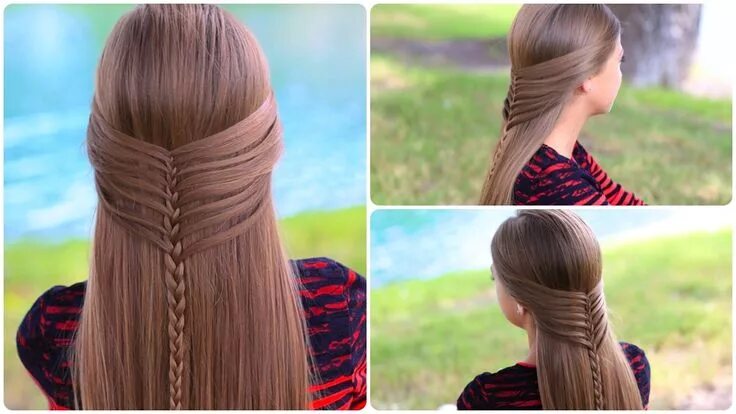 Прически на длинные волосы 7 класс Pin en Hair