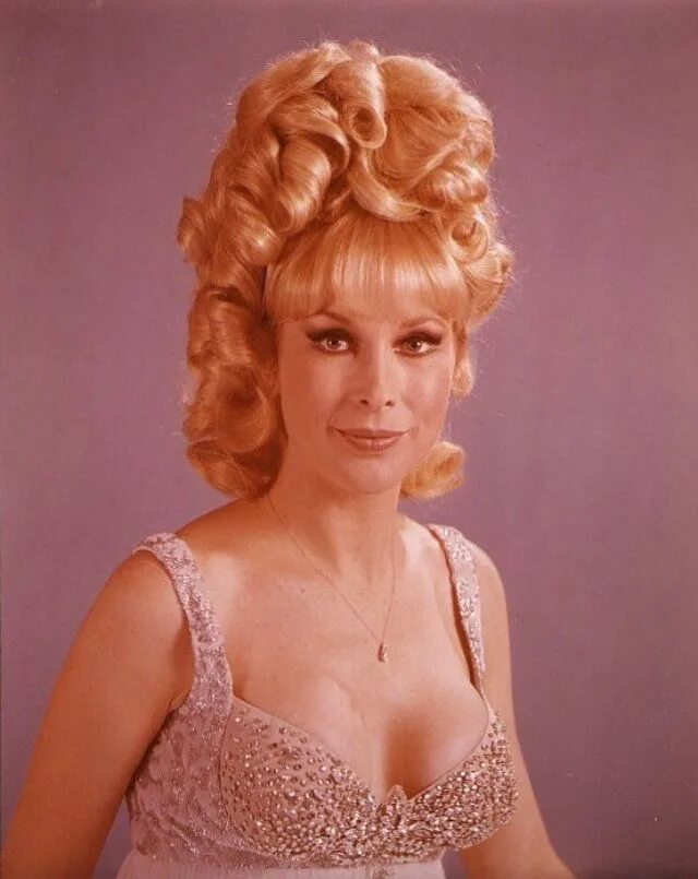 Прически на длинные волосы 90 годов Barbara Eden Blank Template - Imgflip