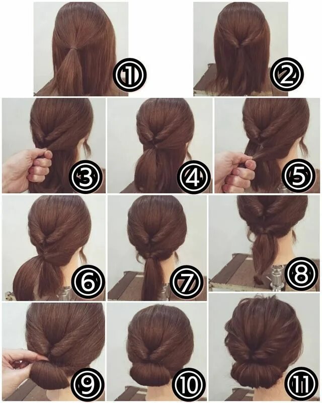 Hair tutorial: Two simple knot half up-dos Peinado fácil, Peinados, Peinado y ma