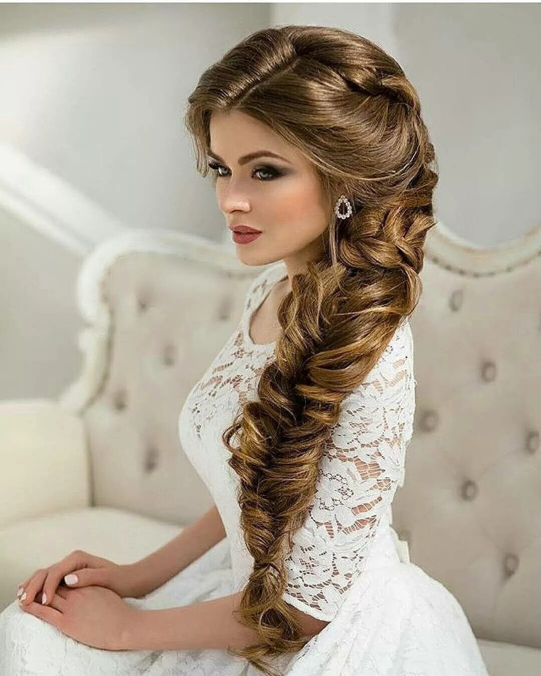 Прически на длинные волосы девушке фото Pin by Michele Souza on Cabelos Long hair styles, Wedding hair inspiration, Brai