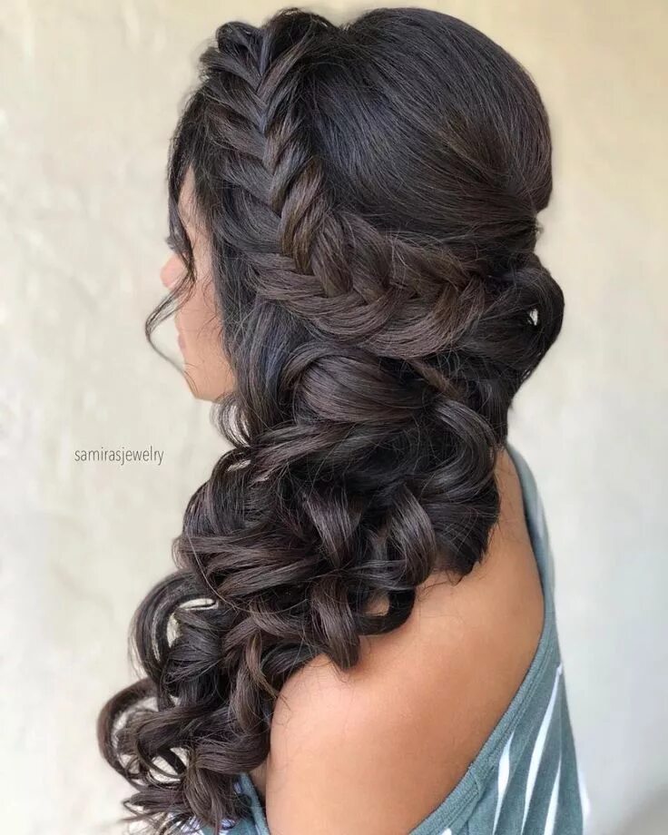 Прически на длинные волосы греческая коса Pin by Khushi Jolly on Parlour Side braid hairstyles, Greek hair, Braids for lon