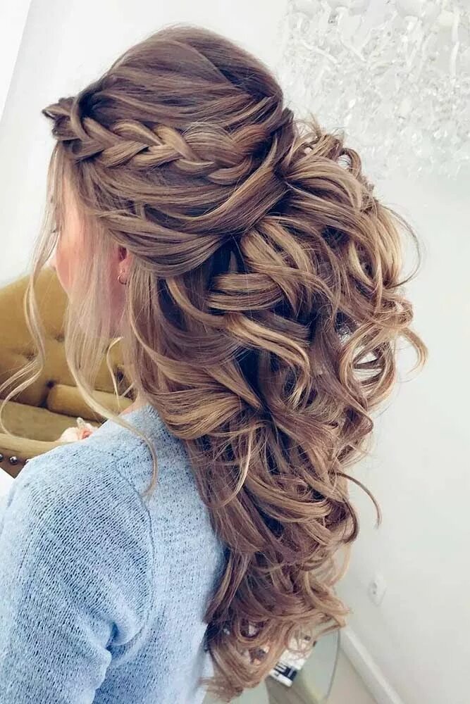 Прически на длинные волосы на день Dreamy Wedding Hairstyles Ideas To Look Your Best On The Big Day Long hair style