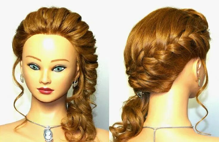 Прически на длинные волосы на манекене Braided hairstyle for long hair. Easy braid Braided hairstyles, Braids for long 