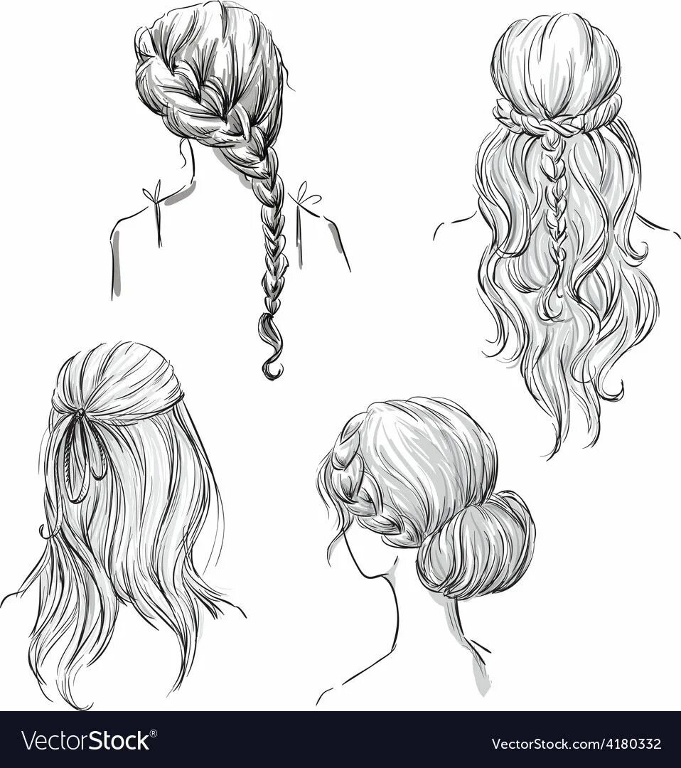 Hairstyle I Stamps Brushes Procreate How to draw hair, Hair styles, Figure drawi