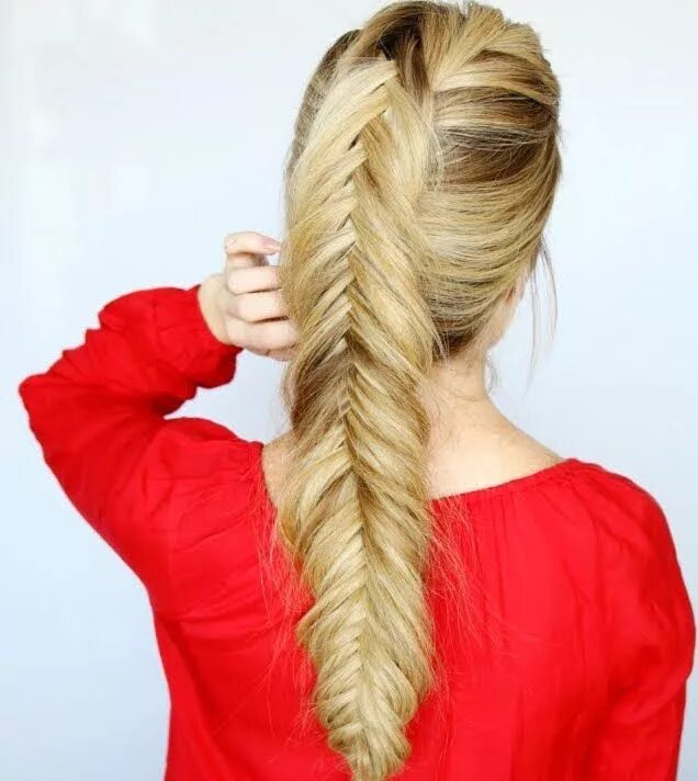 Прически на длинные волосы рыбий Dutch Fishtail Braid. Fish tail braid, Hair styles, Braided hairstyles