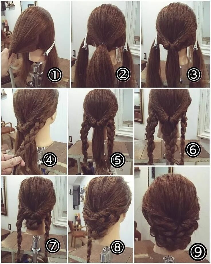 Прически на длинные волосы самой видео #weddinghairstyle #arrangements #hairstyles #falllocari #promsour #wedding #eleg