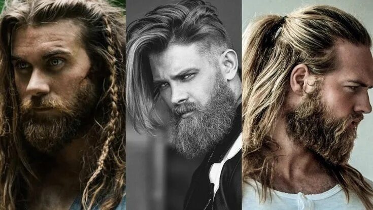 Прически на длинные волосы в стиле викинг Viking Hairstyles For Men: 20 Stylish & Rugged Viking Haircuts Viking hair, Viki