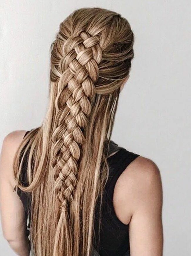 Прически на длинные волосы заплетенные Las 50 trenzas que adoramos de Pinterest Cool braid hairstyles, Long hair styles