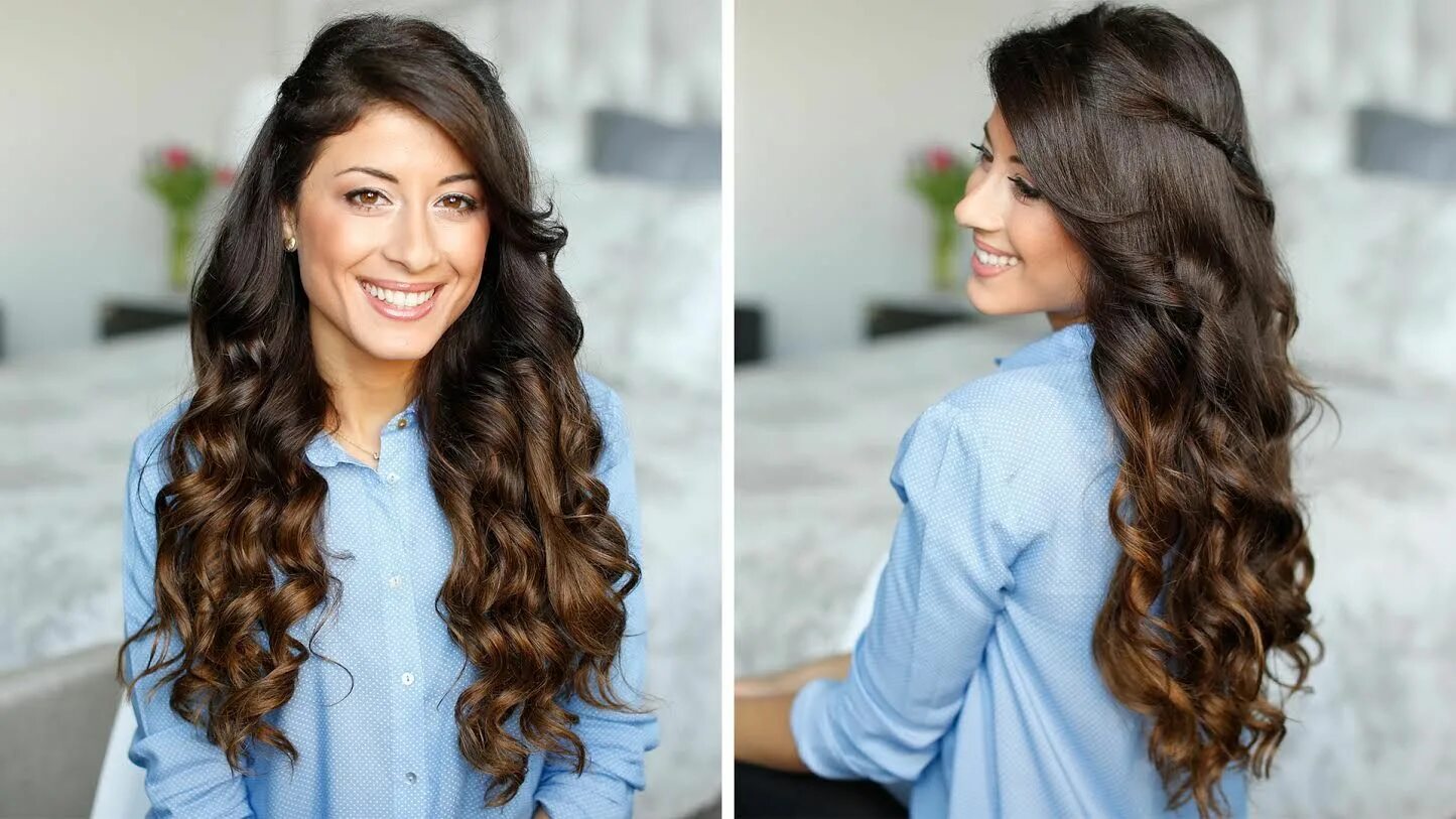 Прически на длинные завиваю волосы How to Curl Your Hair in 5 Minutes Curls for long hair, Luxy hair, Curled hairst