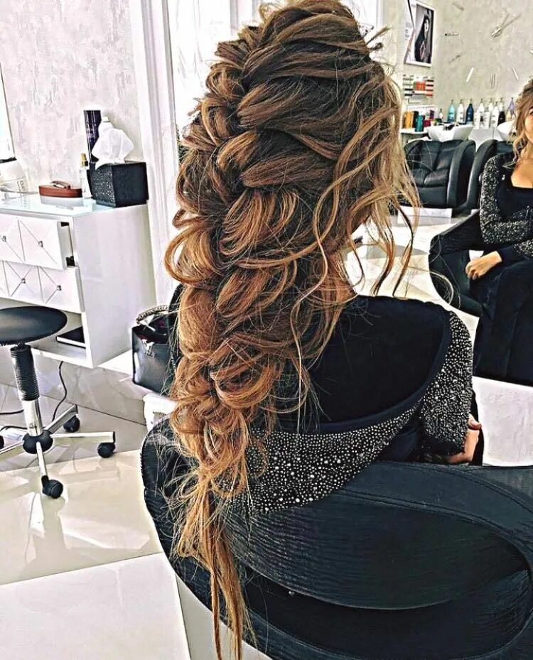 Прически на длинные завиваю волосы Get the We Heart It app! Long hair styles, Fringe hairstyles, Hair pictures