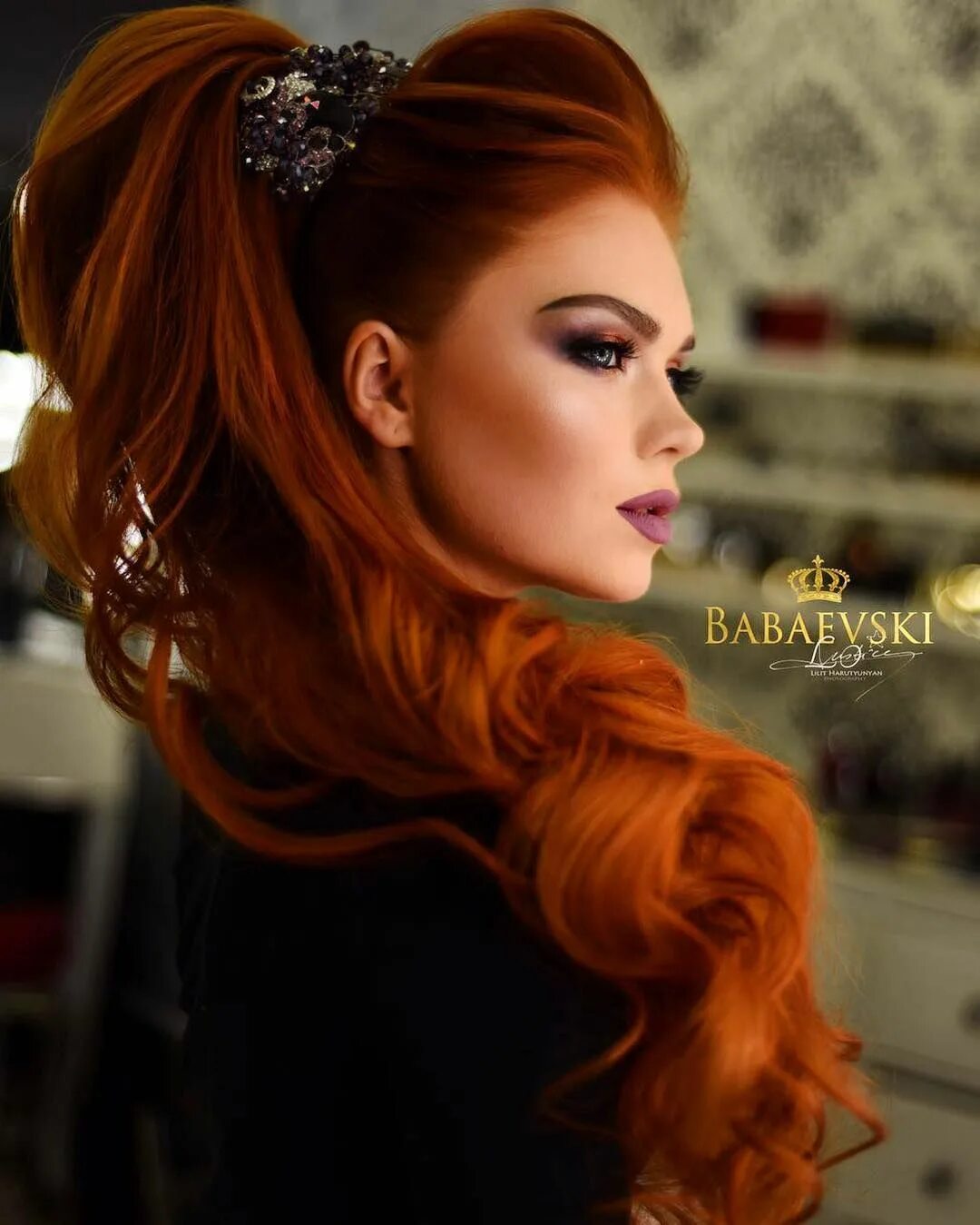 Прически на длинный рыжий волос See this Instagram photo by @babaevski Beautiful red hair, Red hair color, Long 