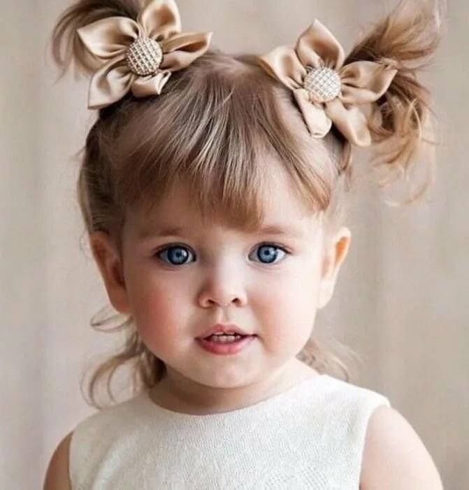 Peinado Baby girl hairstyles, Baby girl hair, Girl hair dos