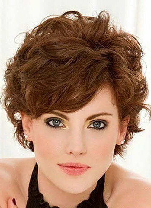 Прически на густые короткие Pin on short hairstyles for thick hair