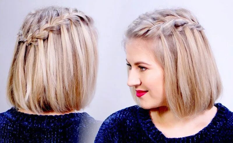 Прически на каре своими руками фото Cute Summer Braids For Short Hair Braid crown short hair, Cool braid hairstyles,