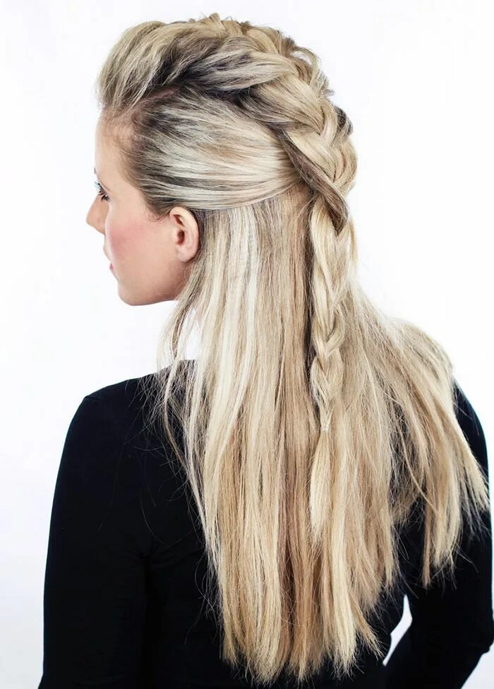 Прически на каждый день фото 42 Humidty-Proof Hairstyles to Wear All Season Long Half braided hairstyles, Lon