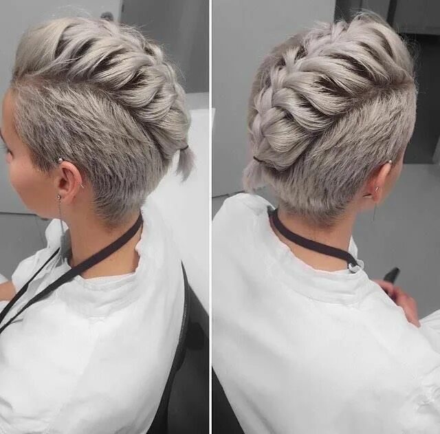 Прически на короткие с косой See this Instagram photo by @sophierochester_hair * 36 likes Braids for short ha