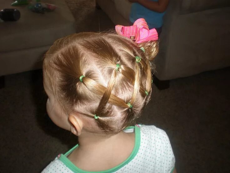 Прически на короткие волосы девочке 4 008.JPG (image) Girl hairstyles, Little girl hairstyles, Baby hairstyles