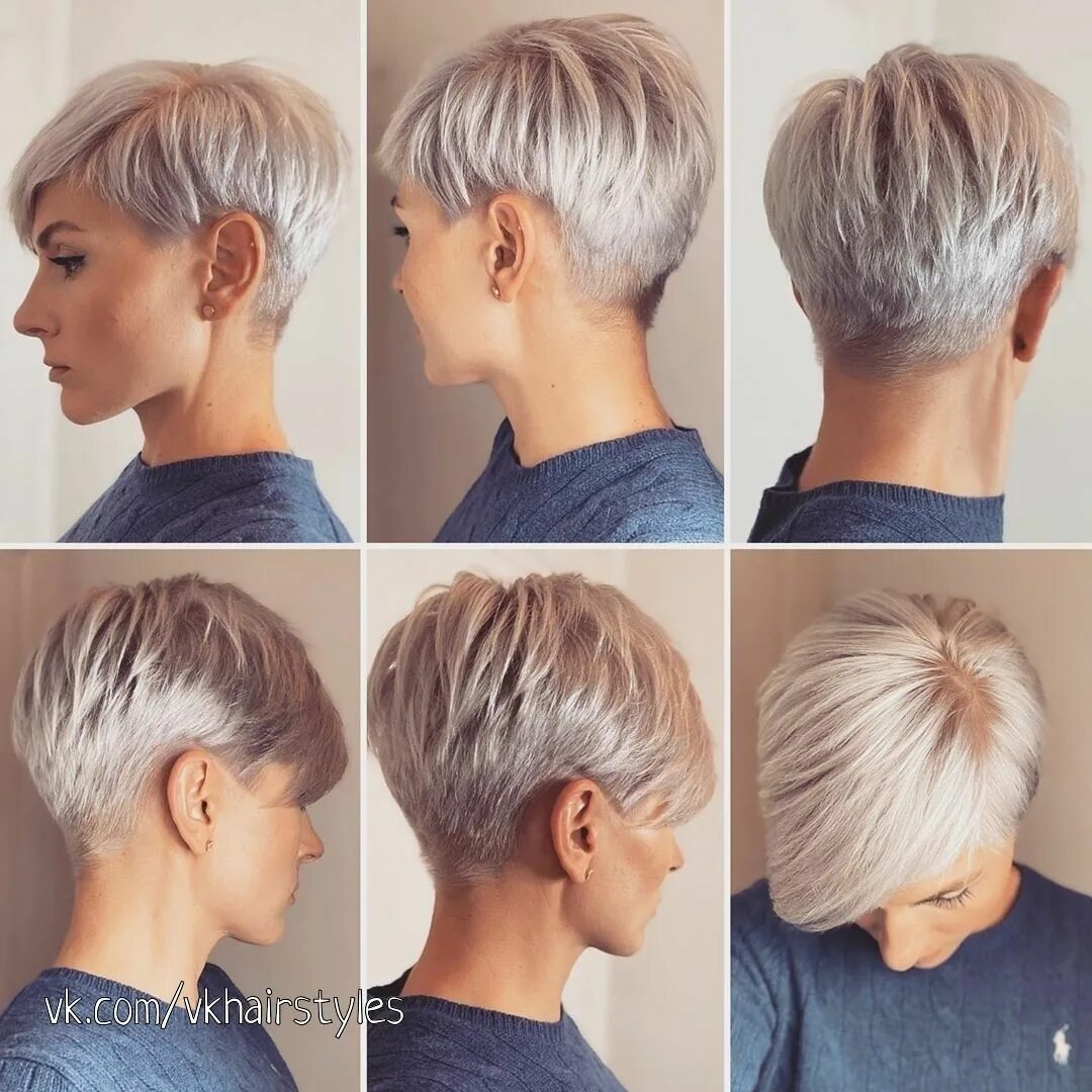 Прически на короткие волосы для женщин пикси Модные стрижки и прически 2020 фото Short hair with bangs, Short hair styles, Sh