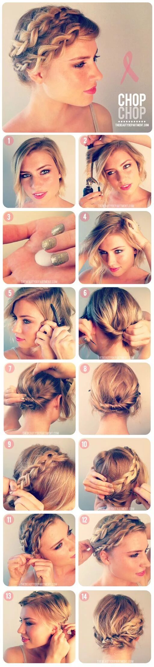 Прически на короткие волосы для женщин пошагово Épinglé sur braids hairstyles