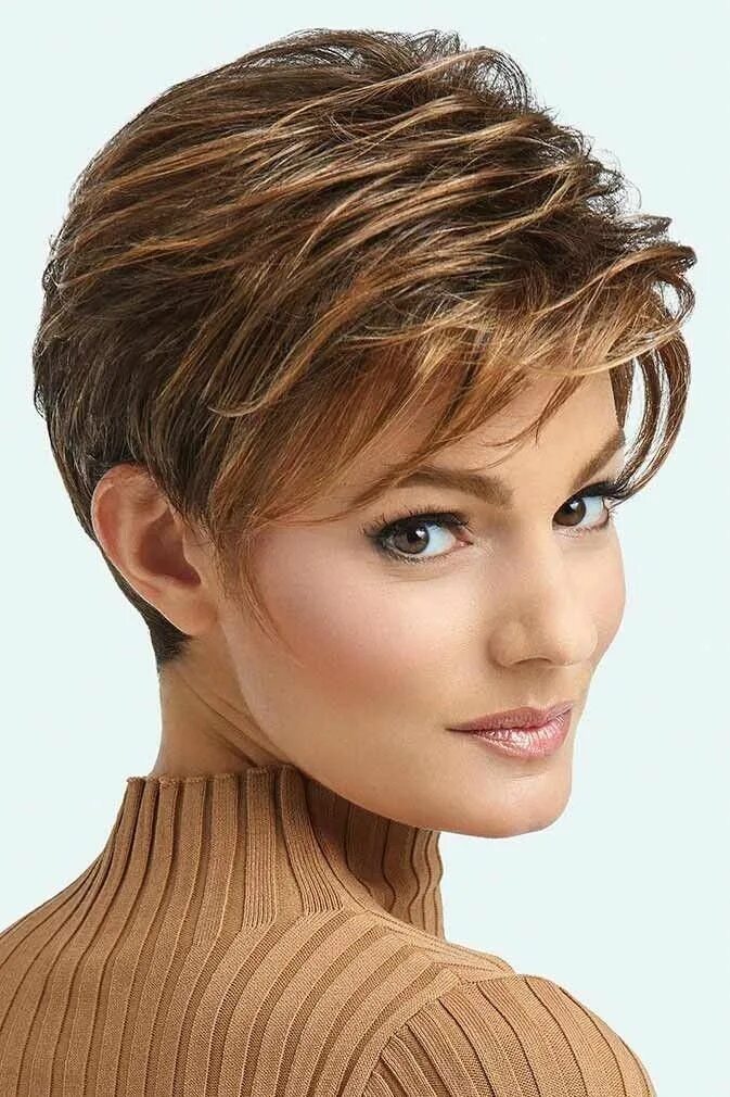 Прически на короткие волосы мелированием Advanced French Wig by Raquel Welch Lace Front Short hair styles pixie, Short pi