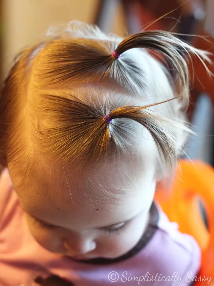 Прически на короткие волосы ребенку 2 Guest Post: Simplistically Sassy 7 Easy Toddler Hairstyles - Babes In Hairland E