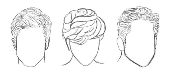 Прически на короткие волосы рисунки Pin on FEMALE HAIRSTYLES How to draw hair, Different hairstyles, Hair brush