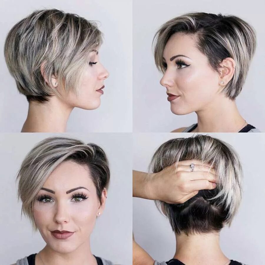 Прически на короткую стрижку Chloe Brown Short Hairstyles - 13 Fashion and Women Long pixie hairstyles, Pixie