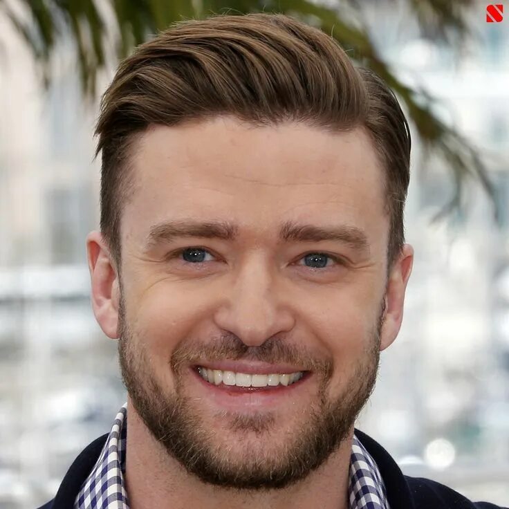 Прически на круглое лицо мужские средние Justin Timberlake Biography Haircut for square face, Square face hairstyles, Rou