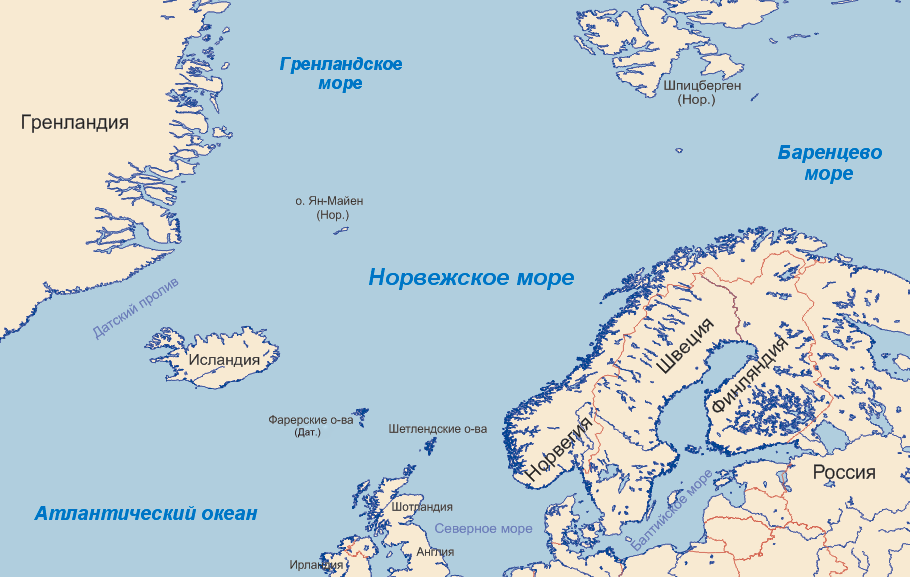 Прически на море на каре Файл:Норвежское море.png - Википедия