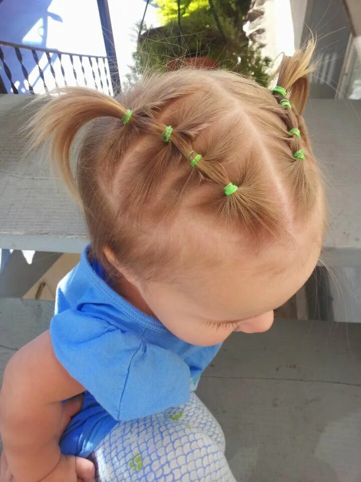 Прически на очень короткие волосы для девочек Help For Your Toddler’s Hair Girl hairstyles, Baby hairstyles, Little girl hairs