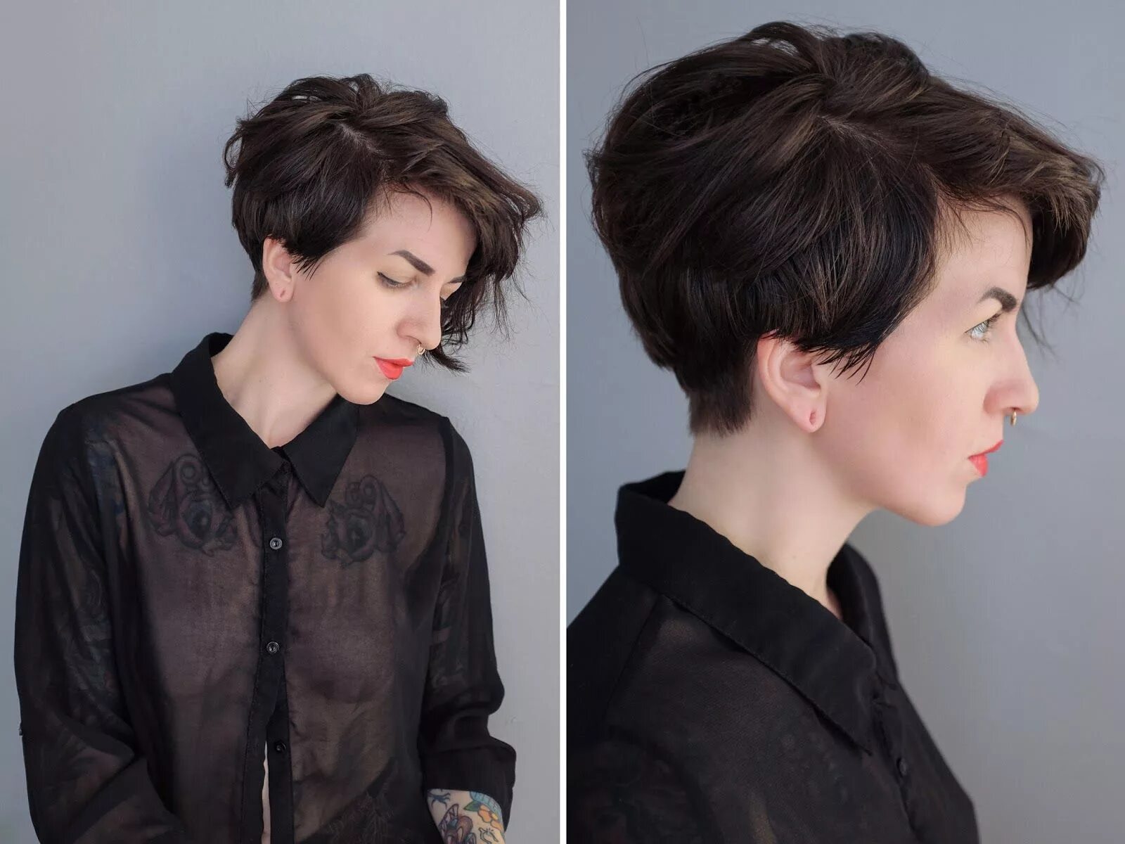 Прически на отрастающие волосы Blogger Undercut hairstyles, Hair cuts, Short hair styles