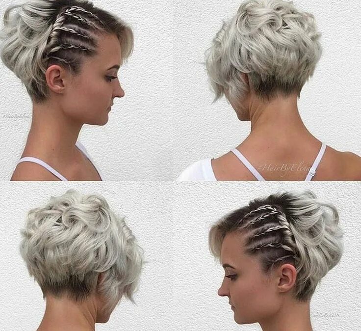 Прически на отрастающие волосы после короткой стрижки Love the haircut Short wedding hair, Short hairdos, Short hair styles