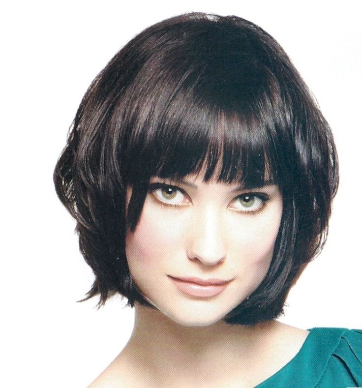 Прически на овал Chin Length Hairstyles Over 50 Layered Bob