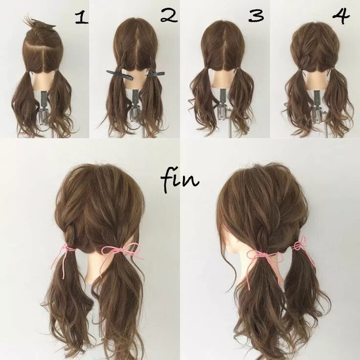 Прически на пышные волосы в школу Pin on Peinados tiernos y lindos ❤ Long hair styles, Thick hair styles, Hair ins