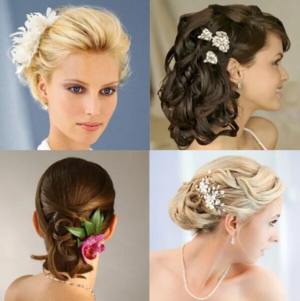 Прически на регистрацию фото best wedding hair Celebrity Hairstyles Wedding hairstyles, Short hair styles, Ha