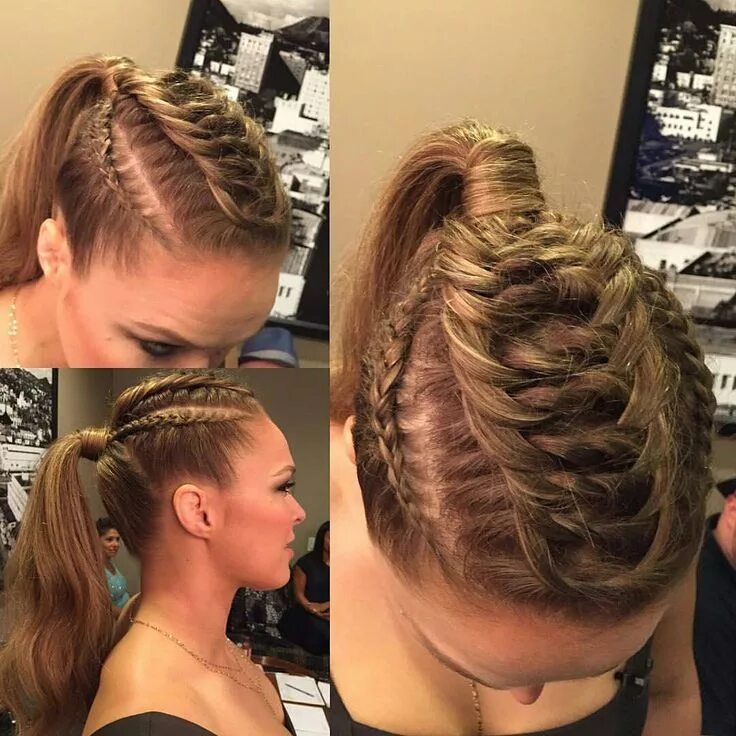 Прически на соревнования #braid #roudy Competition hair, Hair beauty, Hair