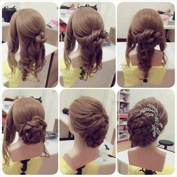 Прически на средние фото пошагово Pin on hairstyle Hair styles, Front hair styles, Hair creations