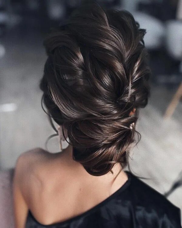 Прически на средние темные 26 Gorgeous Updo Wedding Hairstyles from tonyastylist - Oh Best Day Ever Bridal 