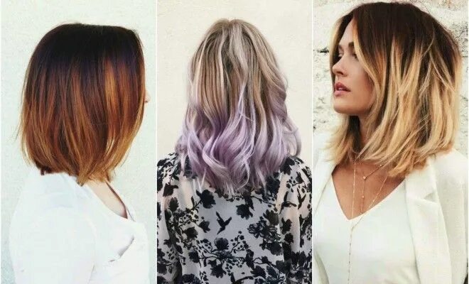 Прически на средние волосы амбре 9 best ombre looks for short hair ombre, hair, ombre hair, short hair, hairstyle