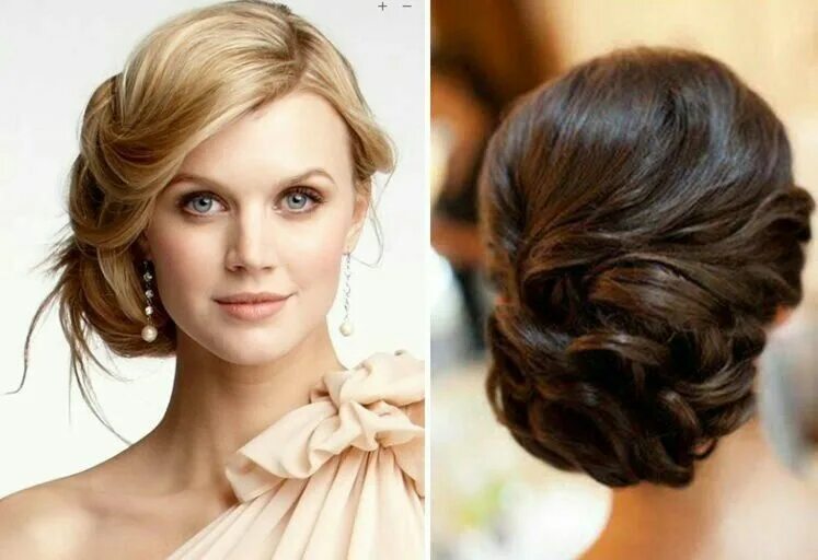 Прически на средние волосы без Pin by Svitlana on Зачіски Prom hairstyles for short hair, Haircuts for curly ha