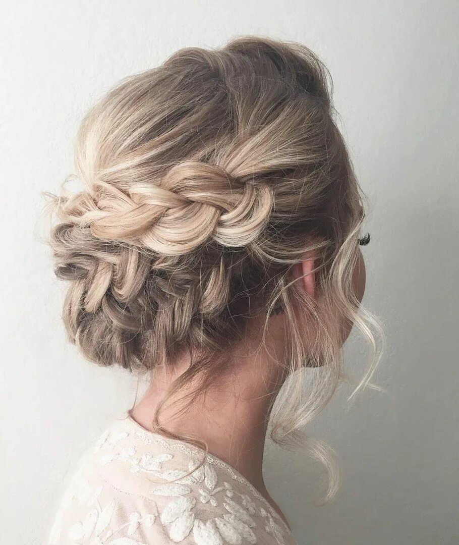 Прически на средние волосы без косичек 20 Cute and Easy Party Hairstyles for All Hair Lengths and Types Prom hairstyles