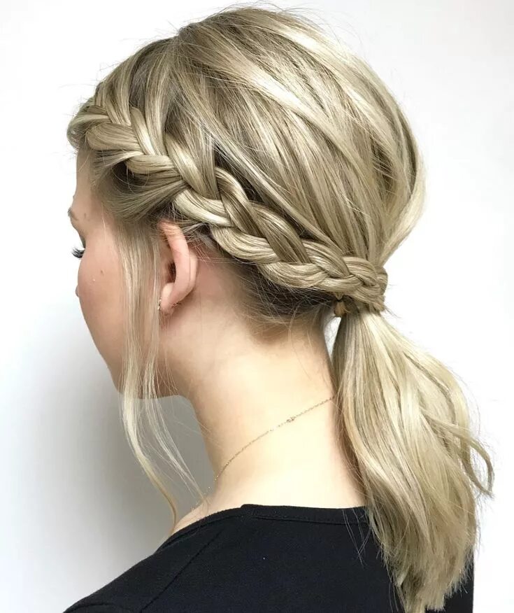 Прически на средние волосы для 4 20 Creative Back to School Hairstyles to Try in 2024 Side braid hairstyles, Pony