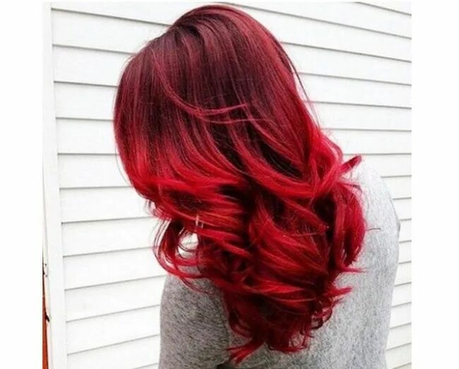 Прически на средние волосы красные волосы Ombré Hair Avec Cheveux Rouges : 21 Photos Absolument Hallucinantes ! - Trend Zo