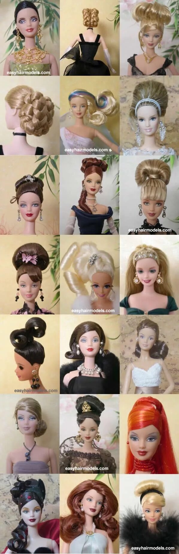 Прически на средние волосы кукле The most beautiful barbie hairstyles Barbie doll hairstyles, Barbie hairstyle, B