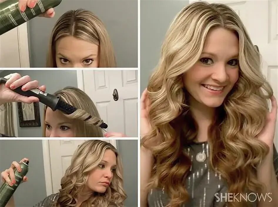 Прически на средние волосы на плойку Easy and Gorgeous Loose Curls Tutorial for Stunning Hair