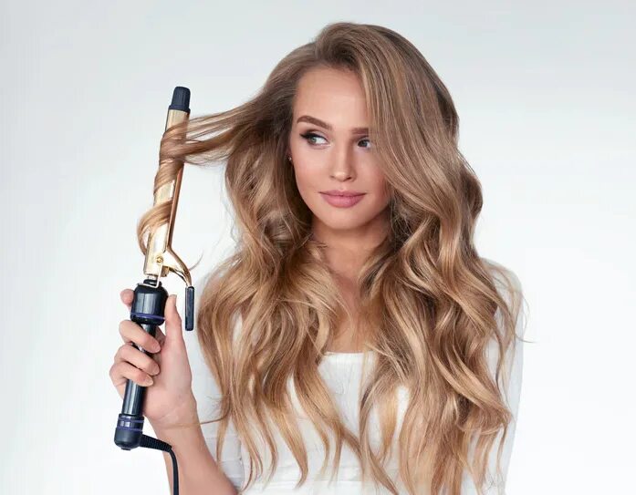 Прически на средние волосы на плойку Плойка Hot Tools Professional 24K Gold Salon Curling Iron 32mm XL