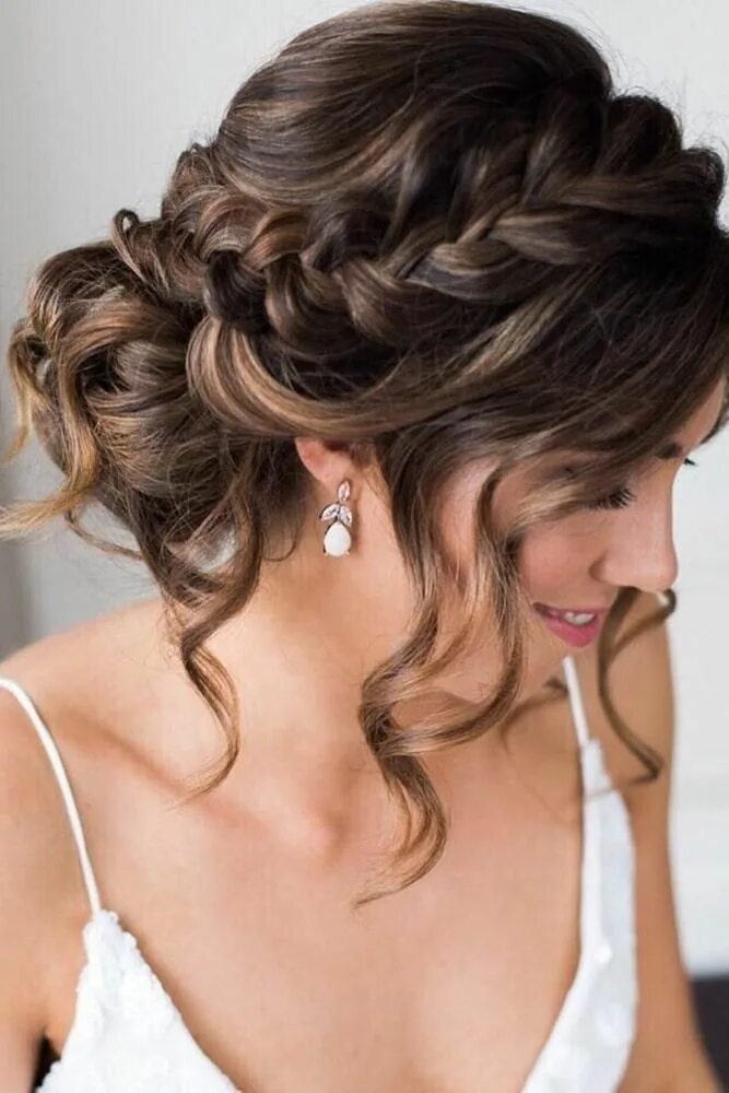 Прически на средние волосы на свадьбу гостям Wedding Hairstyles For Long Hair: 100+ Ideas All Hair Types Wedding hairstyles, 