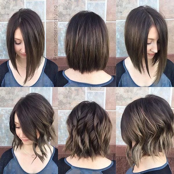 Прически на средние волосы после каре 55+ New Bob Hairstyles Ideas for 2018 - 2019 Bob-Hairstyle.Com Bob hairstyles, S