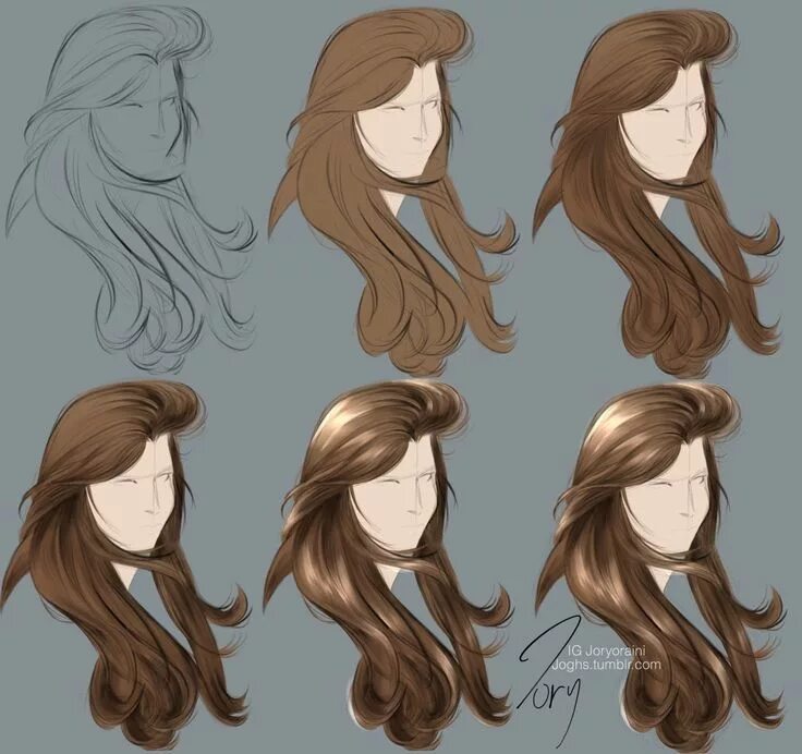 Прически на средние волосы туториал JOGHS Drawing hair tutorial, Art tutorials, Drawings